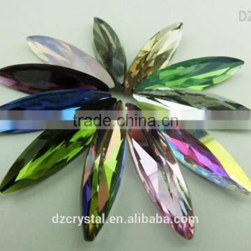 Wholesale Garment Applied Loose Simulated SW Colorful Rhinestone For Wedding Dress photo-6