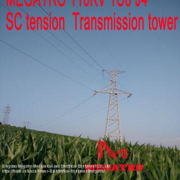MEGATRO 110KV 1C6 J4 SC Tension Transmission Tower photo-4