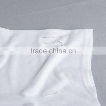 Cap Sleeve Tank Mens Fashion Clothing Destroyed Muscle Tank Top.sublimation Blanks. Print Your Own Design. Real Factor photo-4