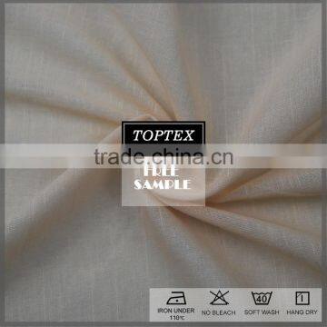 100% cotton solid dyed slub voile fabrics for shirt