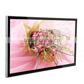 Manufacturing LCD player 42inch black wall mounted TFT Network advertising LCD screen