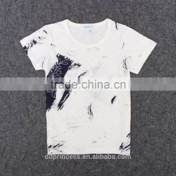 High Quality Baby Boy Clothes Cotton T-shirt White Many Designs T-shirt Printing photo-2
