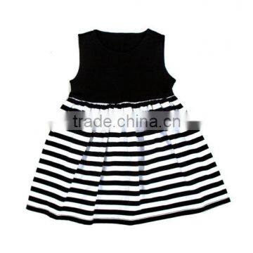 Baby Girl Summer Handmade Dresses Cotton Baby Clothes Wholesale Girls Soild Color Dress photo-2