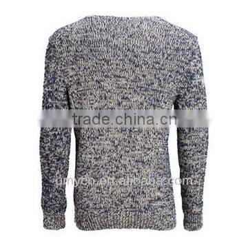 2014 Hot Sale Old Grey Knitted Ribbed Men's Pullover Sweater photo-2