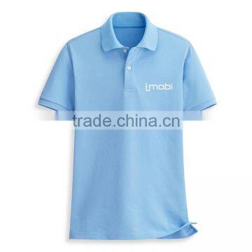 China Factory Wholesale Cotton Custom Embroidery Promotional Man Polo T Shirt photo-4