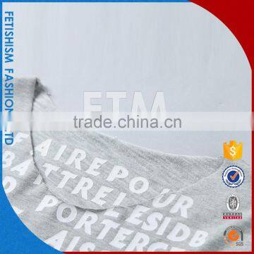 Best Brand 100% Cotton O Neck t Shirt Light Grey for 2-14 Years Old Little Boys Kids Guys photo-2