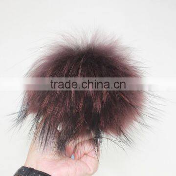 Myfur Custom Color and Size Wholesale Real Raccoon Fur Ball photo-4