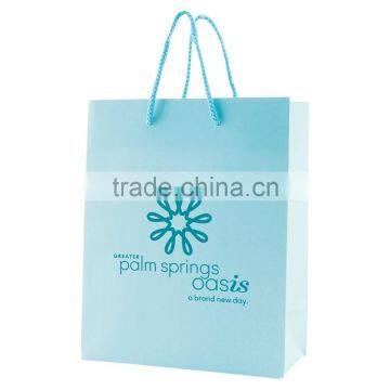 Matte Laminated Eurotote Shopping Bag - Features Cardboard, Dimensions Are 8" x 4" x 10" and Comes With Your Logo. photo-5