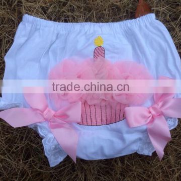 2014 new baby infant girls bloomer baby cupcake bloomer birthday bloomer