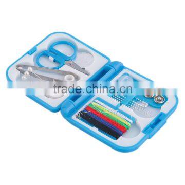 2017 NEW Complete Sewing Thread Needle Scissor Thimble Mini Plastic Storage Case Sewing Kit Tool photo-2