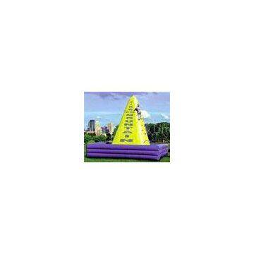 Commercial  Outdoor Chrildren Inflatable Climbing Wall with UL blower for rental business