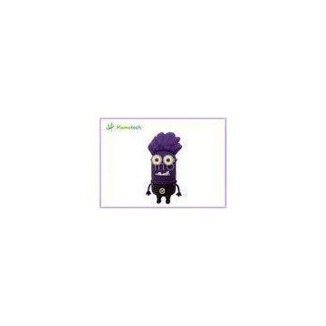 4GB / 8GB Soft rubber Cute Cartoon USB Flash Drive Purple for Children
