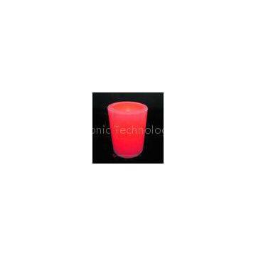 Electronic Red plastic  4inch 6inch plastic LED Candles With Timer 4.5V