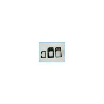 Nano SIM Card to Micro/Stander/ full SIM Card Tray Adapter Holder For iPhone 5