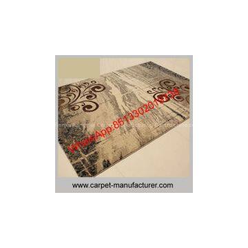 China Docoration Loop Tile Machine Tufted Plain Wool Carpet Rugs for Wholesale photo-3