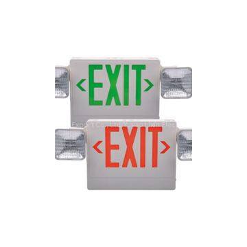 LX-7601G/R UL Exit Sign/Emergency Light Combo