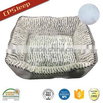 PV fleece/corduroy cuddle fashion dog bed