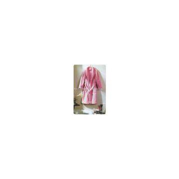 towel bathrobe