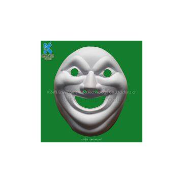 Eco-friendly Molding Pulp Tray, Paper Party Mask,can DIY Drawing photo-2