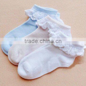 Summer Mesh Socks Snow Pattern Ruffle Top Socks