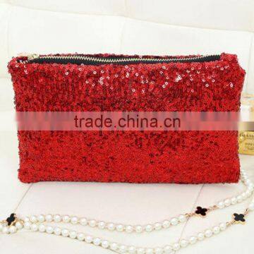 9 Colors Stock !! Bling Sequin Evening Party Clutch Bags photo-5
