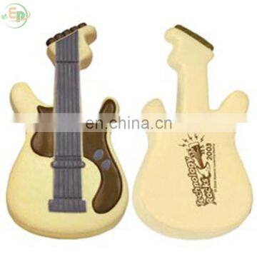 PU Toy Custom Printed Electric Guitar Stress Reliever For Advertising Ever Promos