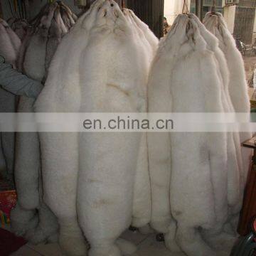 Factory wholesale white raccoon skin, white raccoon skin for women's clothing