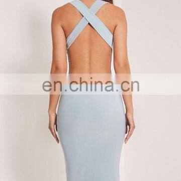 Sexy Nighty Maxi Dresses Deep v Neck Bodycon Women Party Dress Open Sexy Boobs photo-6