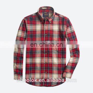 Fashionable shirt men fitness pants mens flannel checked plaid shirts man cotton shirt