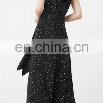 2016 Baiyimo Halter Neck Removable Belt Women Long Custom Jumpsuit photo-4