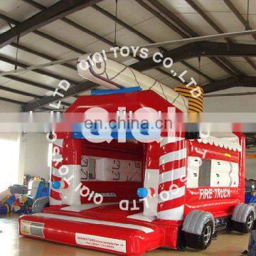 Fire Truck Adult Bounce House For Sale photo-2