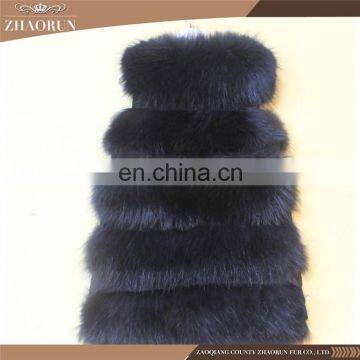 2016 Colorful Dyed Fur Vest/Genuine Raccoon Fur Waistcoat /Real Fur Coat photo-2