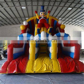 7mH giant inflatable clown triple Lane Slip and Slide For Sale