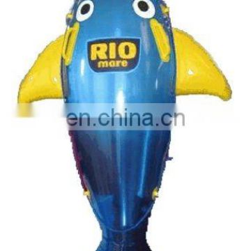 Inflatable animal pool rider for child