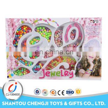 Fashion girls toy diy bead plastic jewelry for kids