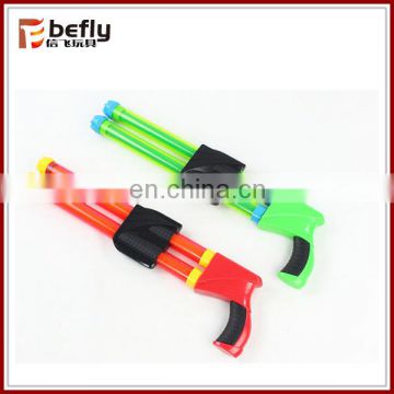 Plastic double tube water pistol toy