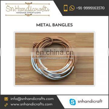 Metal Tube Made Bangles Available in Attractive Color and sizes