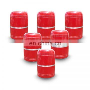 Stainless Steel Drinking Glasses Tumbler shape With Silver Touch Set of 6 pcs
