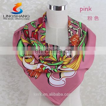 New floral 100% Silk Scarf Square Women's Bandana Neck Dress Shawl Wraps Bandana