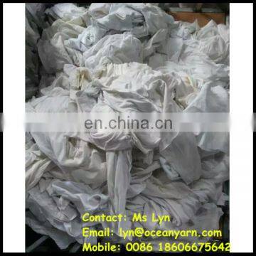 industrial usage white cotton rags wipers machine cleaning cotton rags