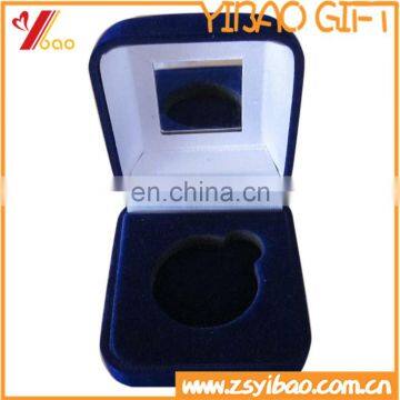 High class customized velvet gift box with mirror