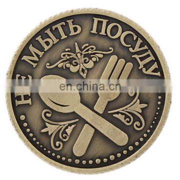 Factory wholesale metal cheap custom anniversary rare coins