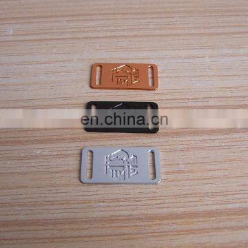 Engraved Logo Aluminum Colorful Shoelace Tags