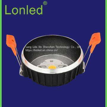 Aluminum Case 2.5 Inch 5W Recessed LED COB Downlight White---Lonled photo-3