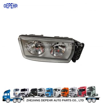 Zhejiang Depehr Heavy Duty European Tractor Body Parts Head Light Iveco Stralis Truck Head Lamp RH504020189 LH504020193