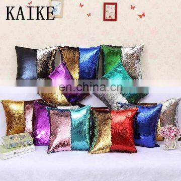 Custom baby bolster pillow sofa sequin cushion covers