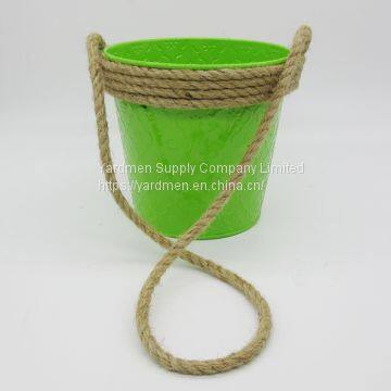 2018 Cheap Price Metal Flower Bucket Garden Pot photo-5