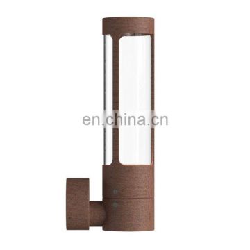 Vintage Outdoor Patio 2mm Corten Wall Lamp For Sale