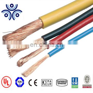 300/500V Flexible Copper conductor pvc wire and cable