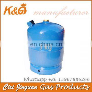 LPG Gas Cylinder Steel 3 KG Cooking Home Camping Container Tank